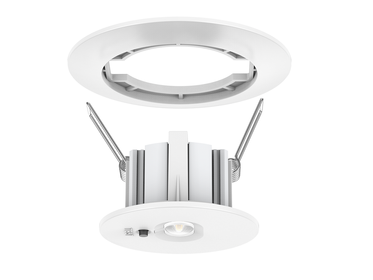MINI DOWNLIGHT LED EMNERGENCIA 3W 240LM 5000K 55MM, 3 HORAS, LIFEPO4 6,4V1500MAH AUTOTEST