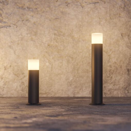 BALIZA LED EXTERIOR TURA 60CM 12W 180º IP65