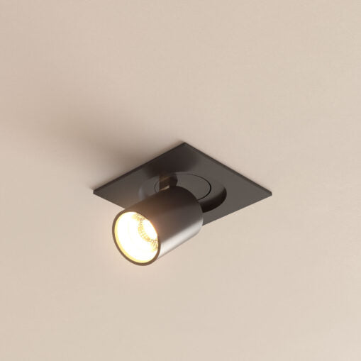 DOWNLIGHT LED MINI OXO SQUARE 1 6W 42º SWITCH 2700K/3000K/4000K ENCASTRAR