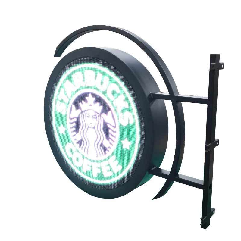 PANTALLA LED EXTERIOR CIRCULAR TIPO BANDEROLA