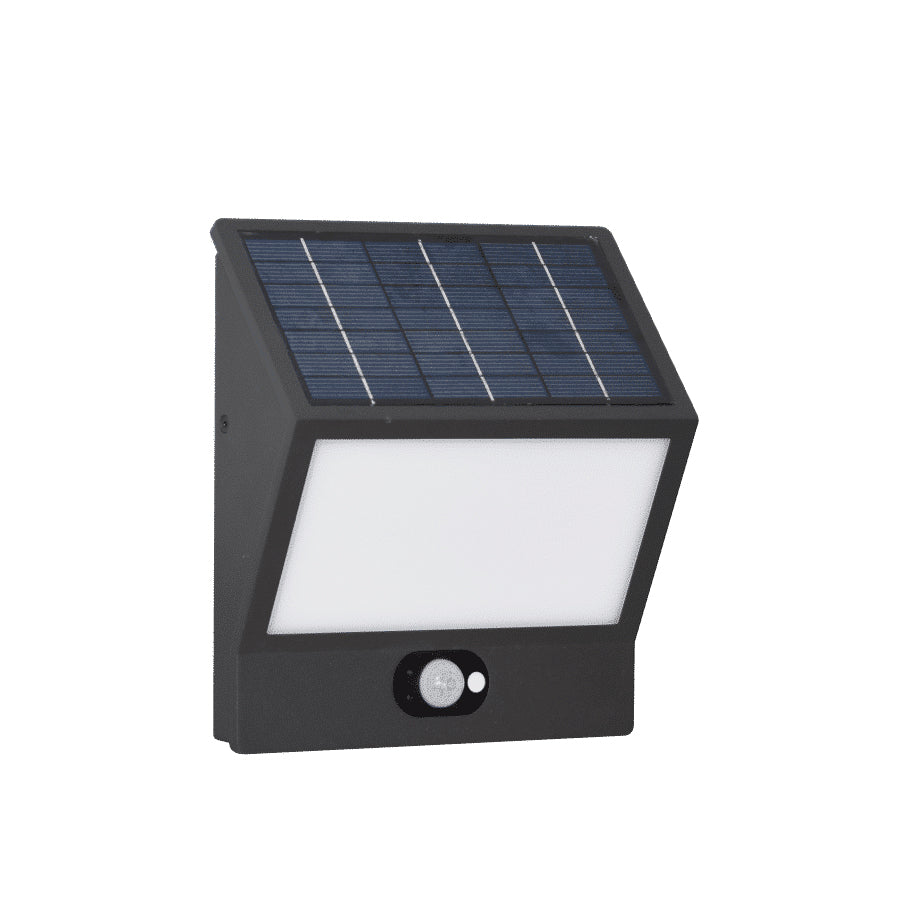 FOCO LED SOLAR EGNA ALUMINIUM PANEL SOLAR 3W 120º LED 4.000K