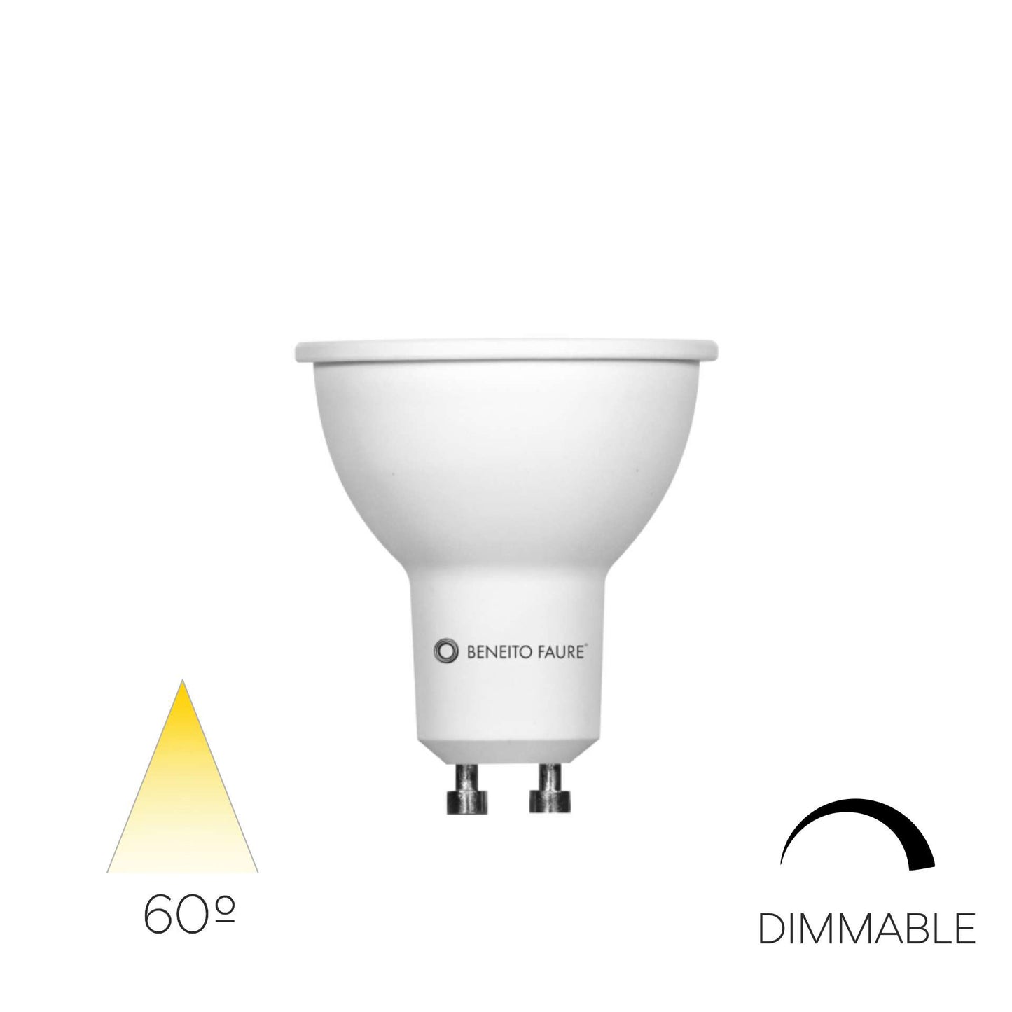 BOMBILLA LED GU10 HOOK 6W 220-240V 60º DICHROIC EFFECT DIMMABLE LED