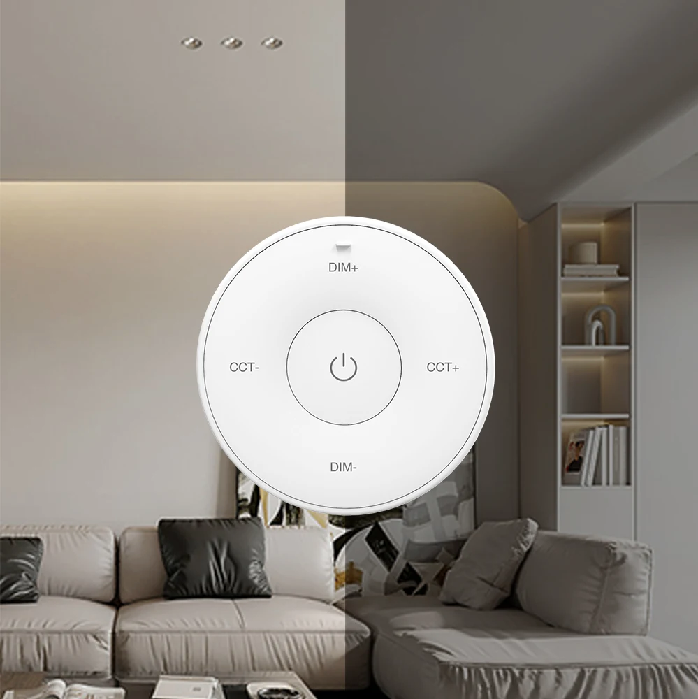 MINI CONTROL REMOTO K2S 2.4GHz RF WIRELESS CON SOPORTE A PARED MAGNÉTICO