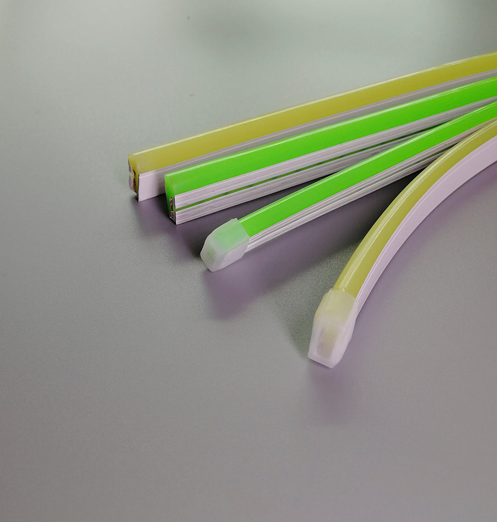 LED NEON 6x12mm COLOR AMARILLO LIMÓN