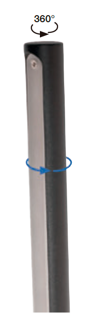 LÁMPARA LED LECTURA TORCH DOBLE 6W+3W 3000K 410LM+210LM