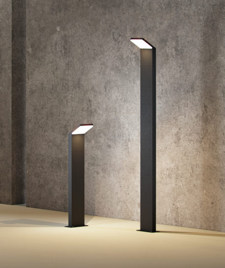 BALIZA LED EXTERIOR CAM 60CM ALUMINIUM 9W 220-240V 120º LED IP65