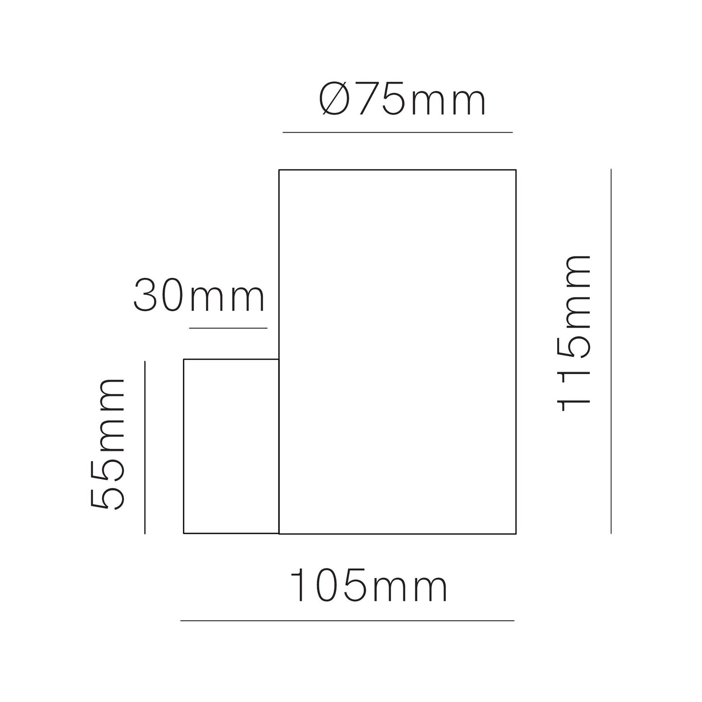 APLIQUE PARED SUPERCIFIE ZIO WALL GU10