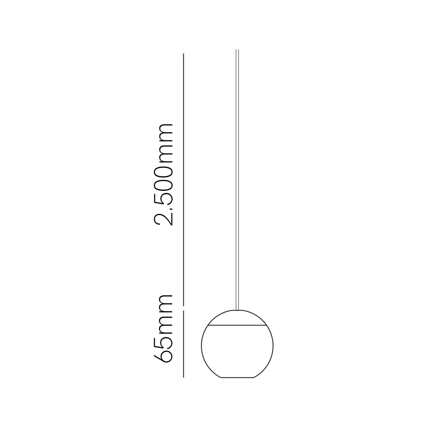 LÁMPARA LED NEW BORA SUSPENSION 8W 38º SWITCH 2700K/3000K/4000K