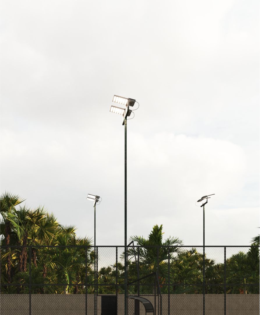 FOCO PROYECTOR KRION NEGRO LED 220V 300W