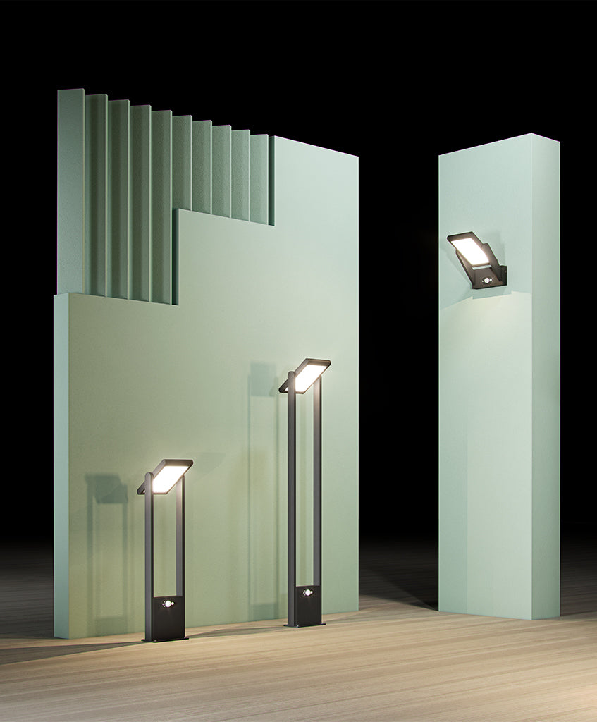 FOCO LED SOLAR POPA 100CM ALUMINIUM PANEL SOLAR 1,6W 120º LED 4.000K