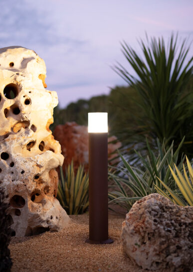 BALIZA LED EXTERIOR TURA 30CM 12W 180º IP65