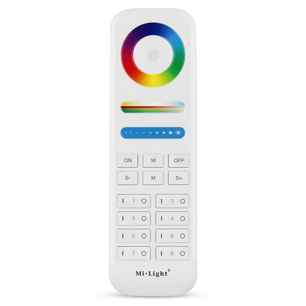 MANDO A DISTANCIA FUT089 DE 8 ZONAS RF 2.4G WIRELESS RGB+CCT