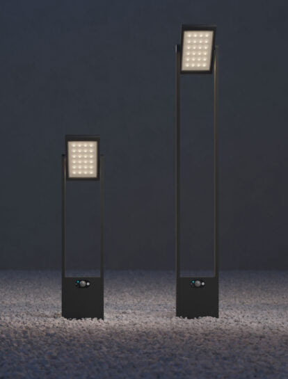 FOCO LED SOLAR POPA 100CM ALUMINIUM PANEL SOLAR 1,6W 120º LED 4.000K