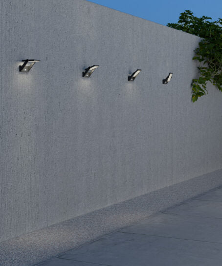 FOCO LED SOLAR PROA ALUMINIUM PANEL SOLAR 1,6W 120º LED 4.000K