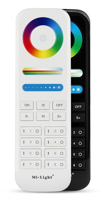 MANDO A DISTANCIA FUT089 DE 8 ZONAS RF 2.4G WIRELESS RGB+CCT