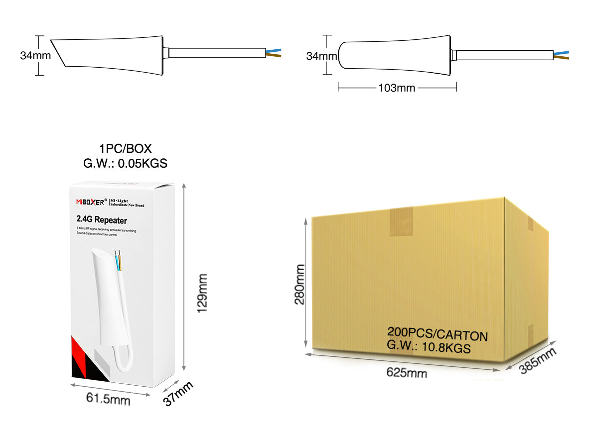 ANTENA REPETIDORA RF EXTERIOR