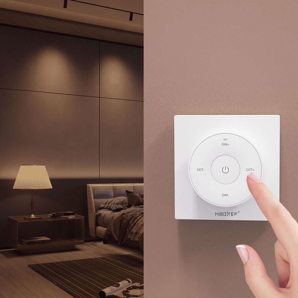 MINI CONTROL REMOTO K2 2.4GHz RF WIRELESS CON SOPORTE A PARED MAGNÉTICO