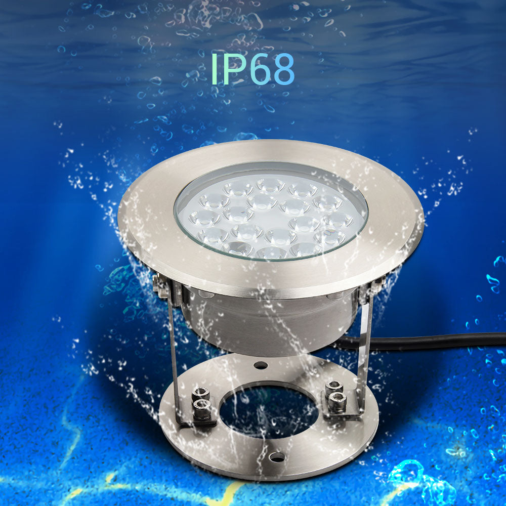 FOCO LED SUMERGIBLE PARA FUENTES 9W RGB+CCT LED Underwater Light (LoRa 433MHz)
