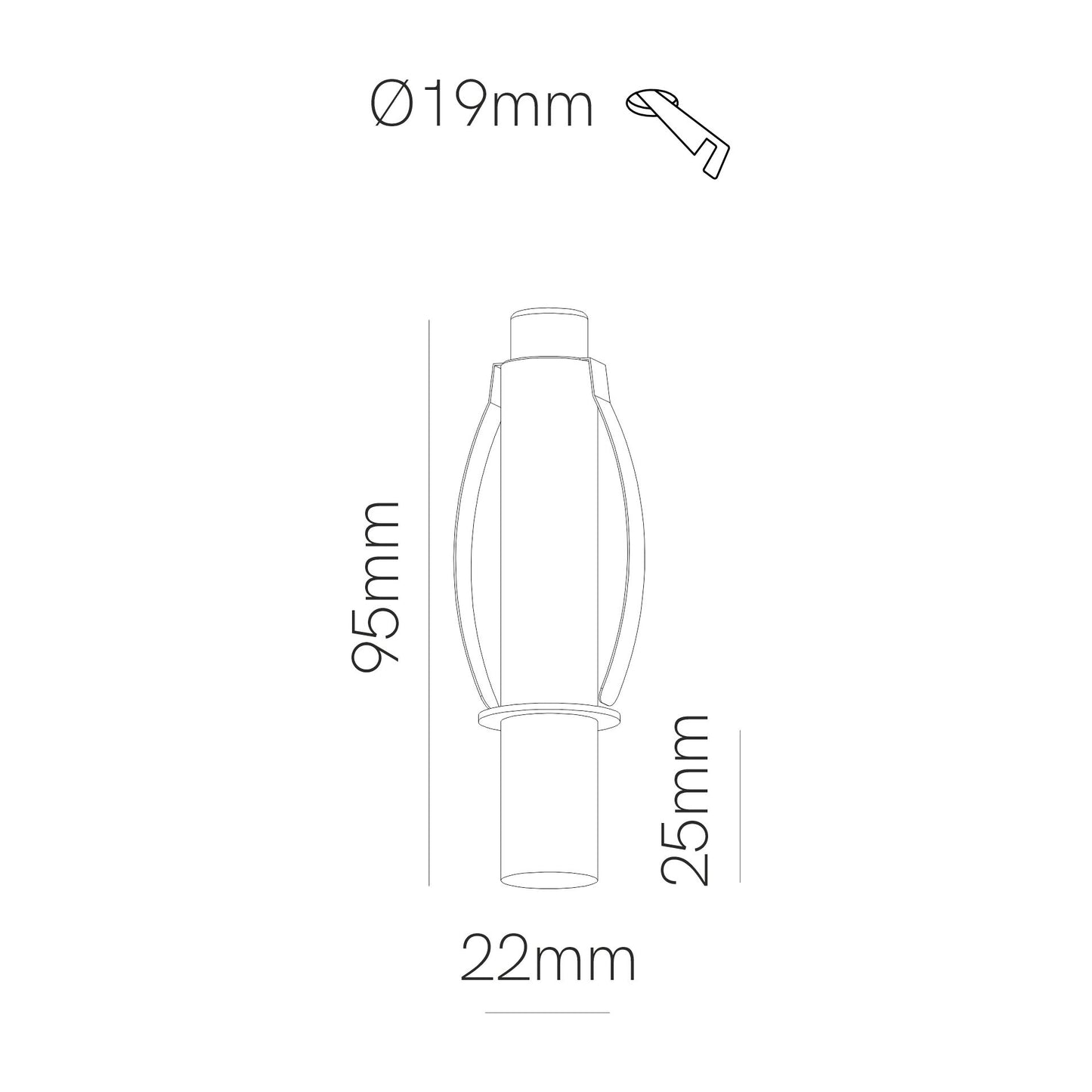 ARGO MINI PROYECTOR LED 3,5W CRI>95 180º