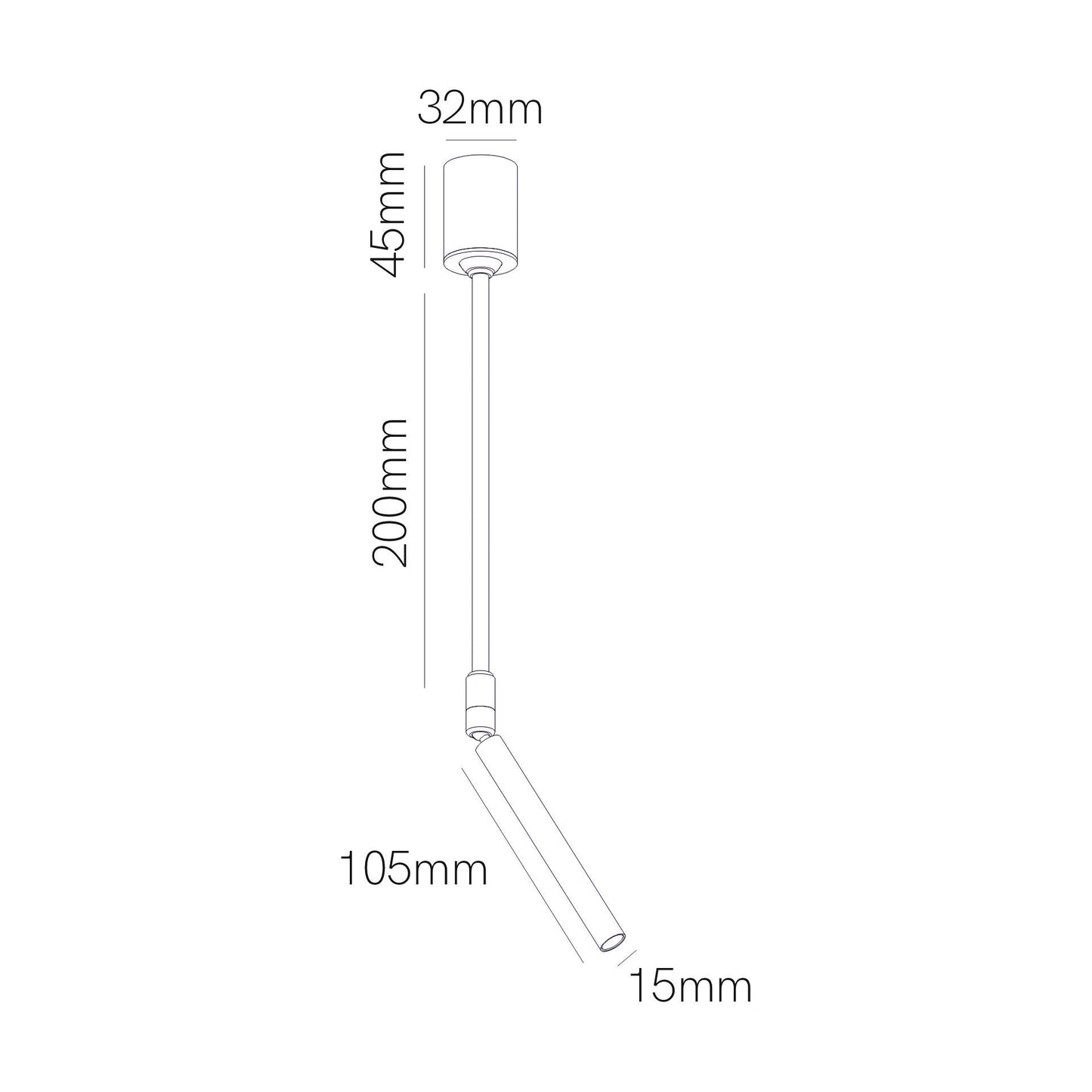 GOLF MINI PROYECTOR LED 200MM 3,5W 24º