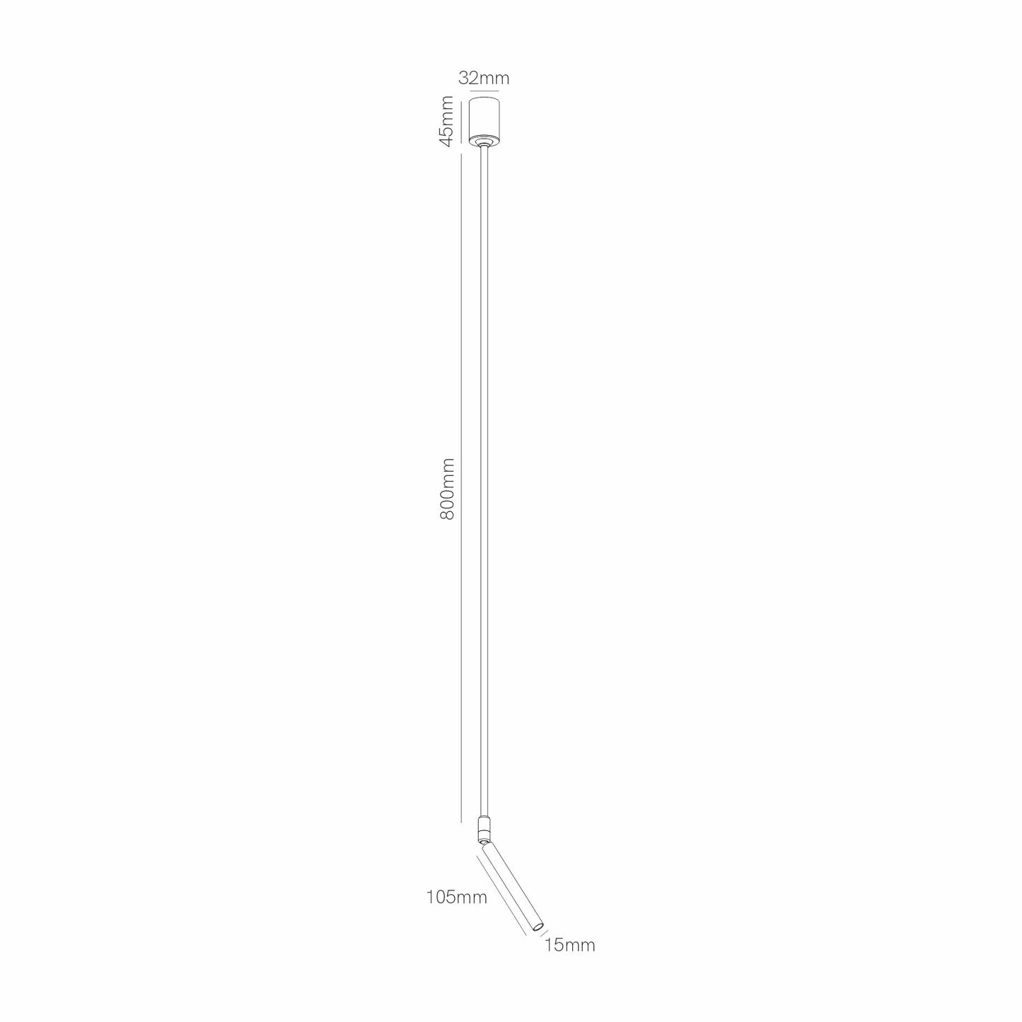 GOLF MINI PROYECTOR LED 800MM 3,5W 24º