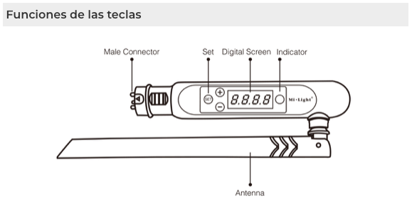 ANTENA DMX512 FUTD01 DC5V 500mA 6dBm RF 2.4GHz