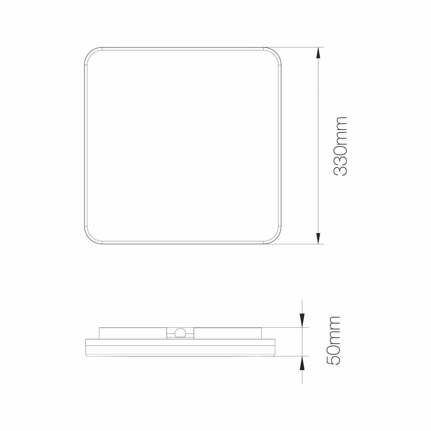 LÁMPARA LED SUPERFICIE KORA C LED 25W 220-240V 110º SWITCH 2.700K-3.000K-4.000K