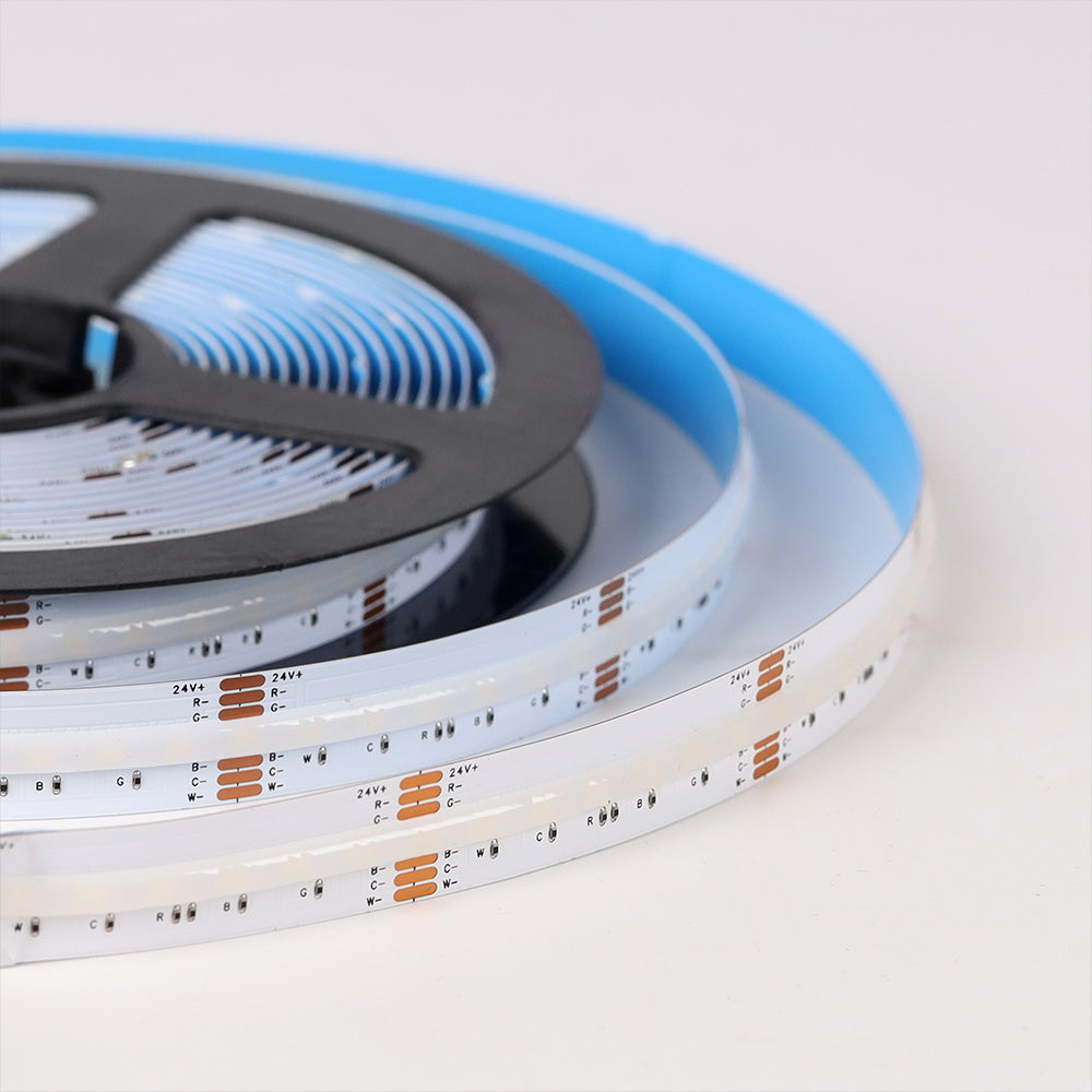 TIRA LED COB RGB+CCT DC24V 168LED/m IP20 12mm