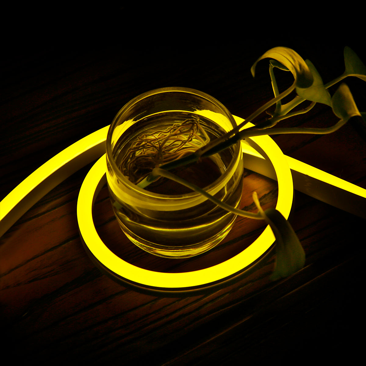 LED NEON 6x12mm COLOR AMARILLO LIMÓN
