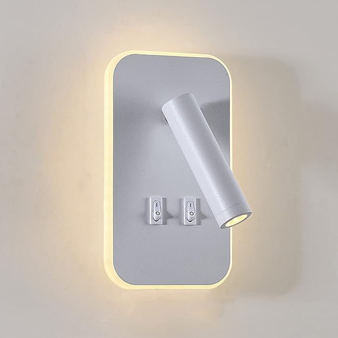 LÁMPARA LED LECTURA DOBLE ENCENDIDO 3W+10W