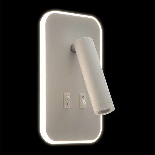 LÁMPARA LED LECTURA DOBLE ENCENDIDO 3W+10W