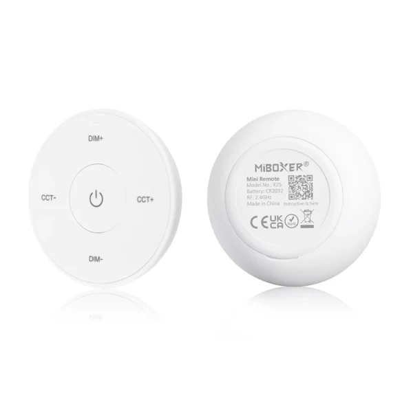 MINI CONTROL REMOTO K2S 2.4GHz RF WIRELESS CON SOPORTE A PARED MAGNÉTICO