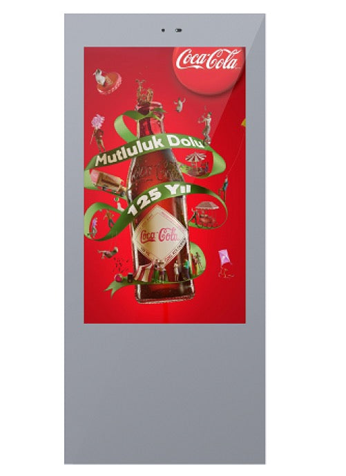 PANTALLA LCD TIPO TOTEM 55" / 65" / 75" EXTERIOR DOBLE CARA PARA PUBLICIDAD DIGITAL