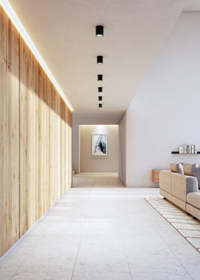 DOWNLIGHT LED PULCOM REDONDO 8W SWITCH 2.700K/3.200K/4.000K 38º