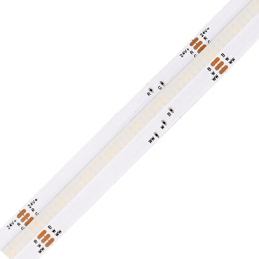 TIRA LED COB RGB+CCT DC24V 168LED/m IP20 12mm