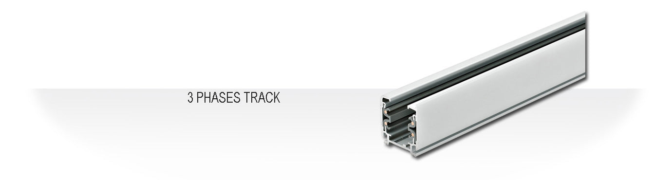 CARRIL TÉCNICO TRIFÁSICO 2M ALUMINIO