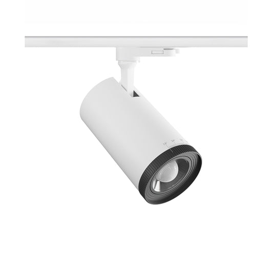 FOCO ZOOM 15W/20W/25W 15º-55º 2700K/3200K/4000K PARA CARRIL TÉCNICO TRIFÁSICO
