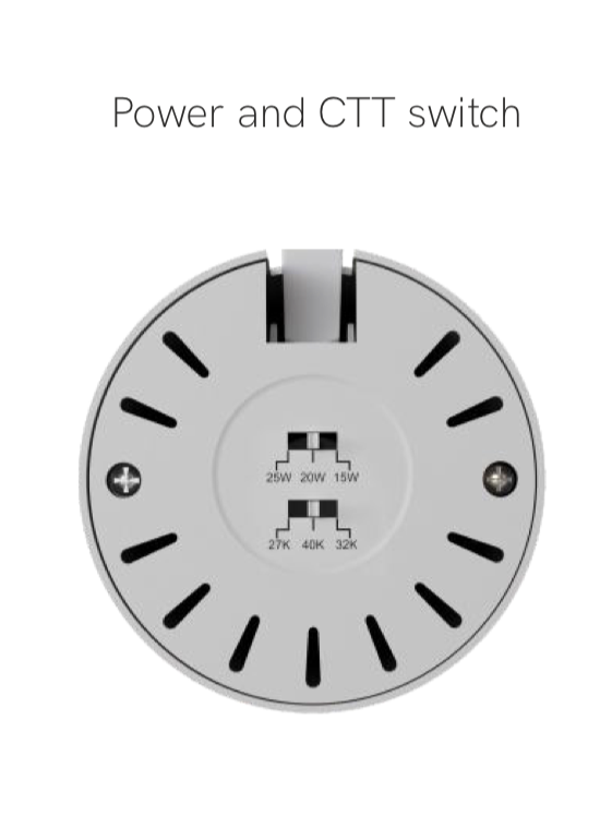 FOCO ZOOM 15W/20W/25W 15º-55º 2700K/3200K/4000K PARA CARRIL TÉCNICO TRIFÁSICO