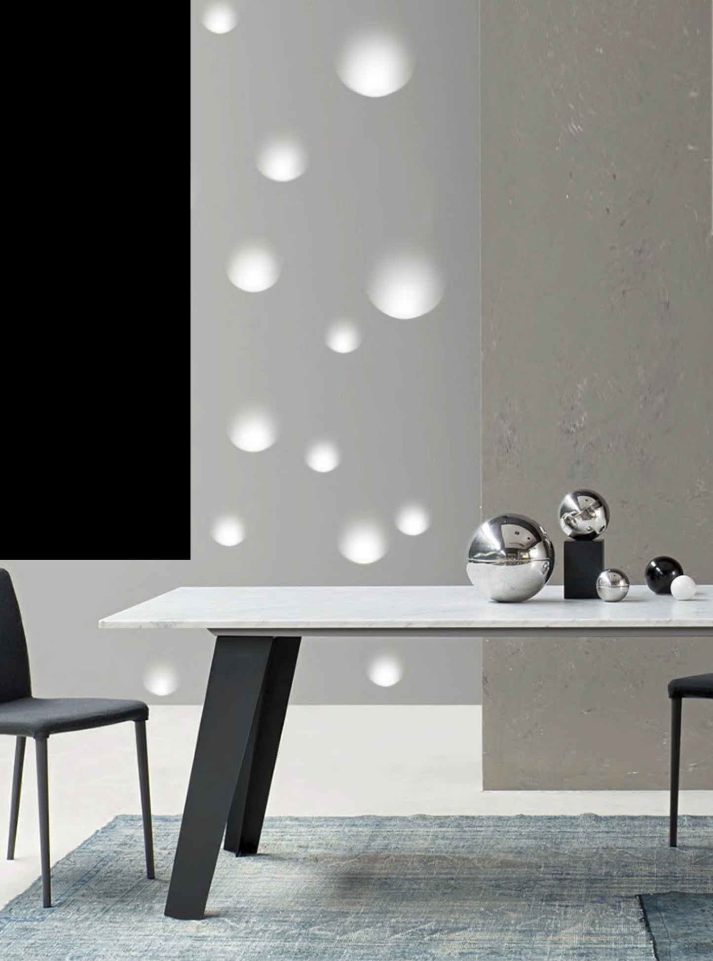 APLIQUE PARED PARA INTEGRACIÓN EN ESCAYOLA/PLADUR PARA BOMBILLAS LED GU10 78x250x210mm