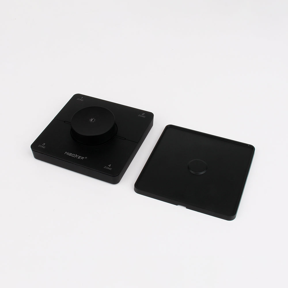 CONTROL REMOTO GIRATORIO PARED NEGRO K0S-B 4 ZONAS AJUSTE CCT Y BRILLO