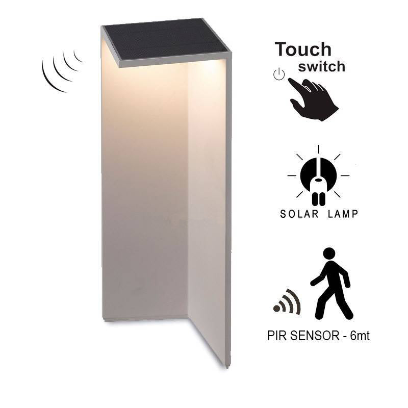 BALIZA LED SOLAR CHEVALIER