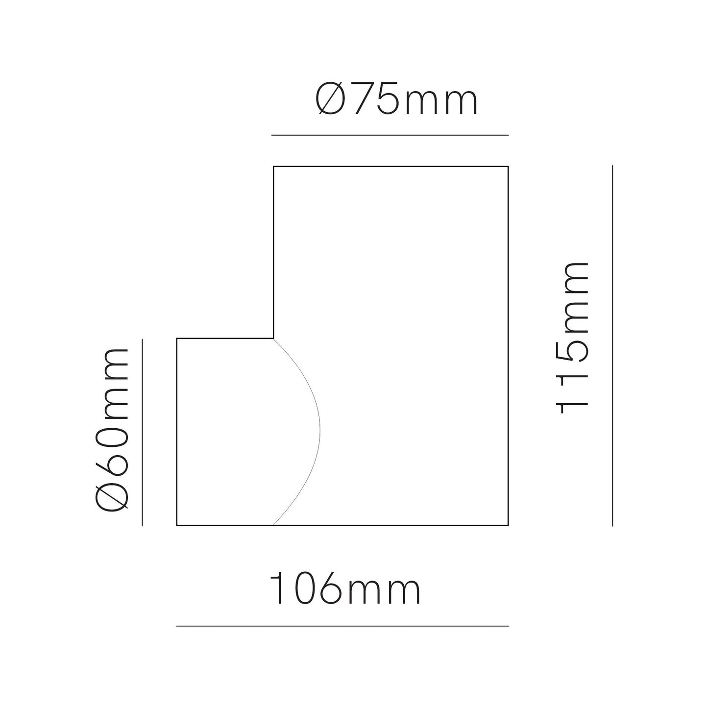APLIQUE PARED ONE WALL GU10