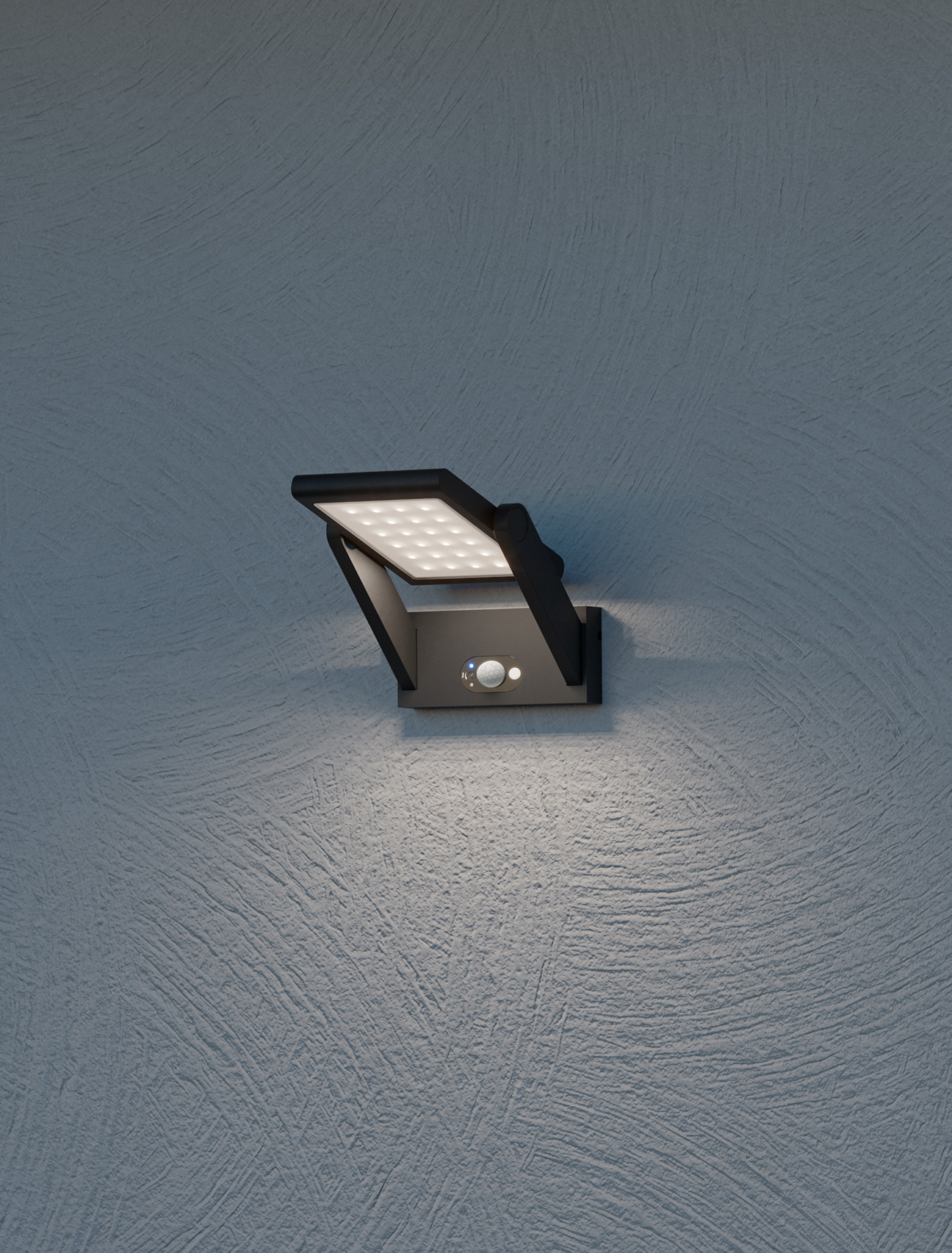 FOCO LED SOLAR PROA ALUMINIUM PANEL SOLAR 1,6W 120º LED 4.000K