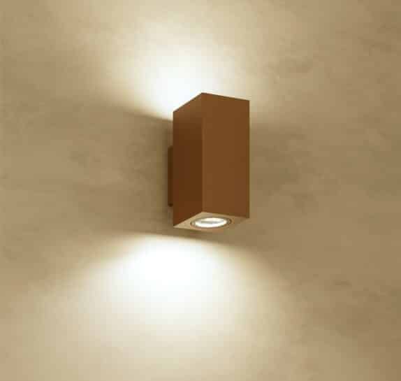 APLIQUE PARED SUPERCIFIE ZIO WALL DUAL GU10