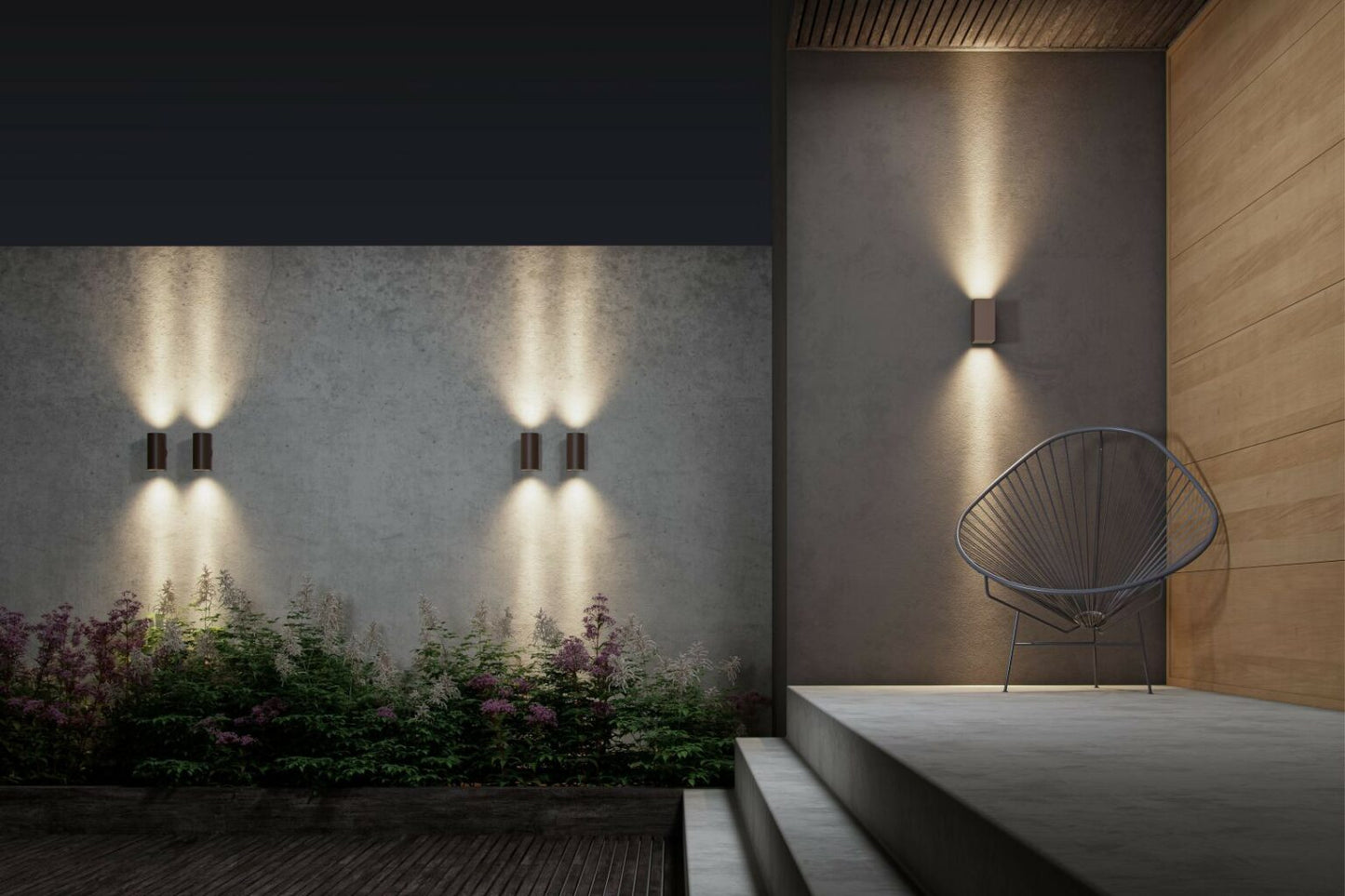 APLIQUE LED PARED SUNSET SQUARE BLANCO 16W 40º SWITCH 2.700K/3.200K/4.000K
