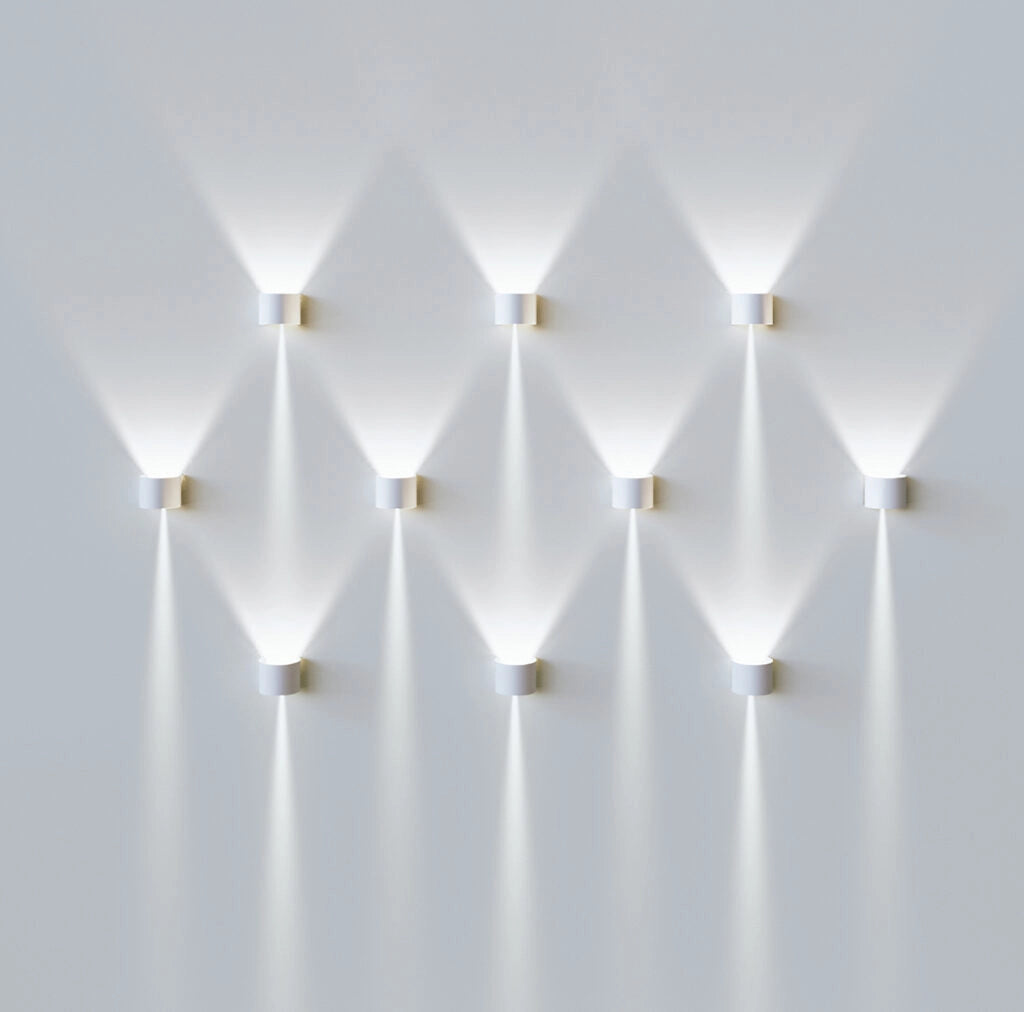 APLIQUE LED PARED LEK XL ROUND 20W 0º-100º SWITCH 2.700K/3.200K/4.000K SUPERFICIE
