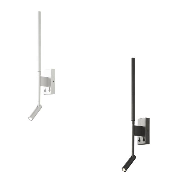 LÁMPARA LED LECTURA TORCH DOBLE 6W+3W 3000K 410LM+210LM