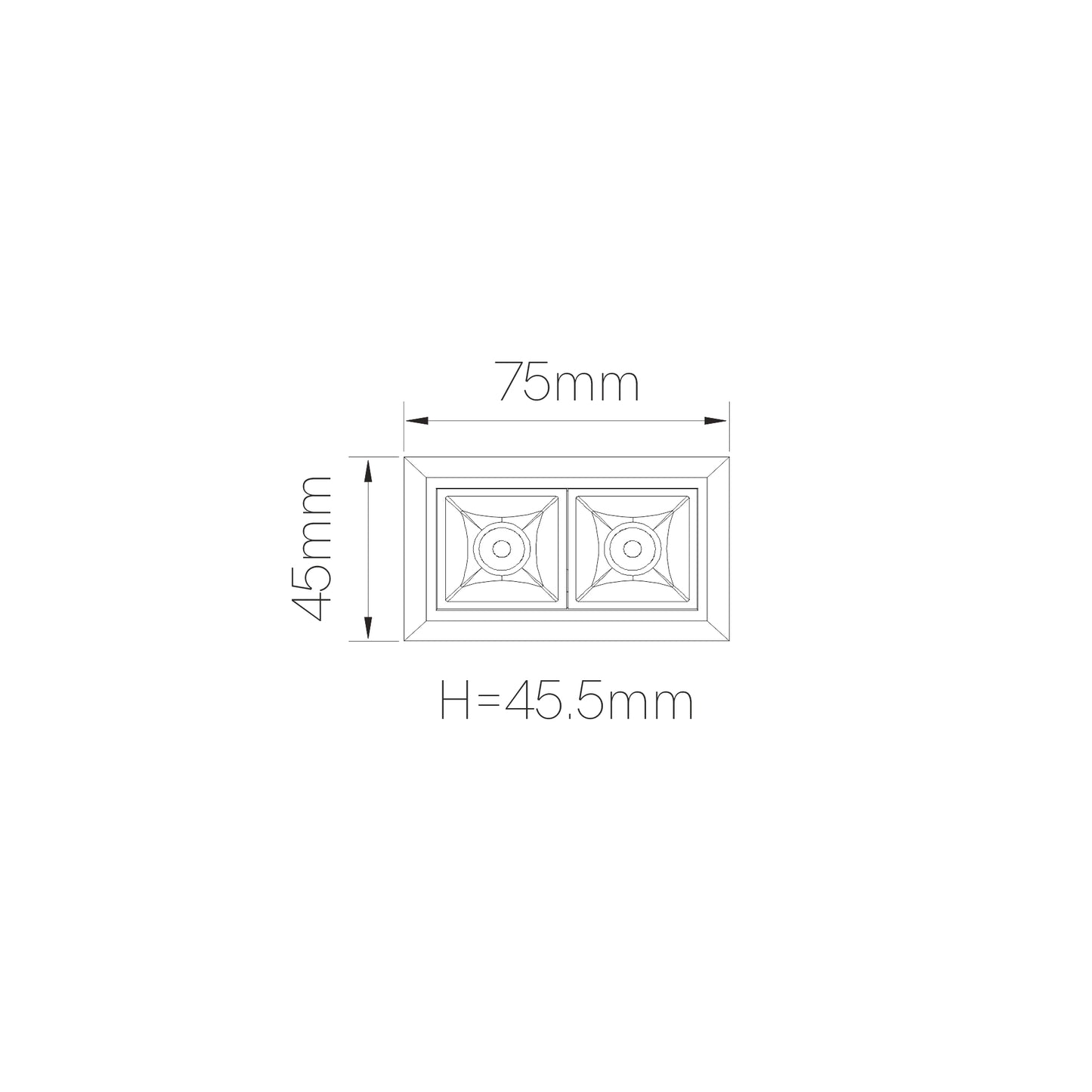 FOCO LED TRAM ENCASTRAR 2 6W TUYA 2.700K-6.000K 30º