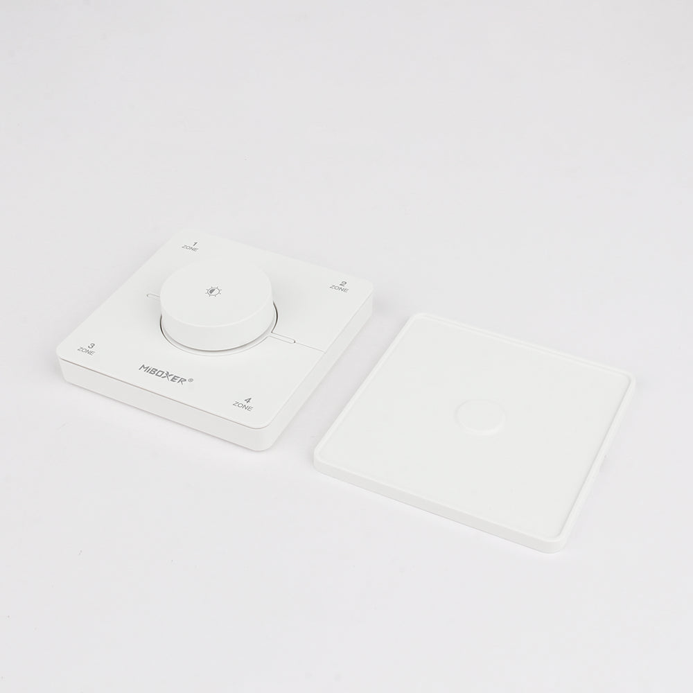 CONTROL REMOTO GIRATORIO PARED BLANCO K0S 4 ZONAS AJUSTE CCT Y BRILLO